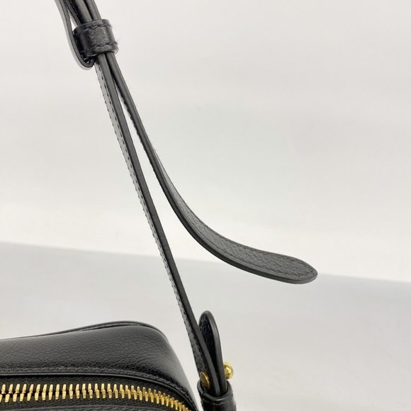 PRADA Black Leather Shoulder Bag - Picture 7 of 8